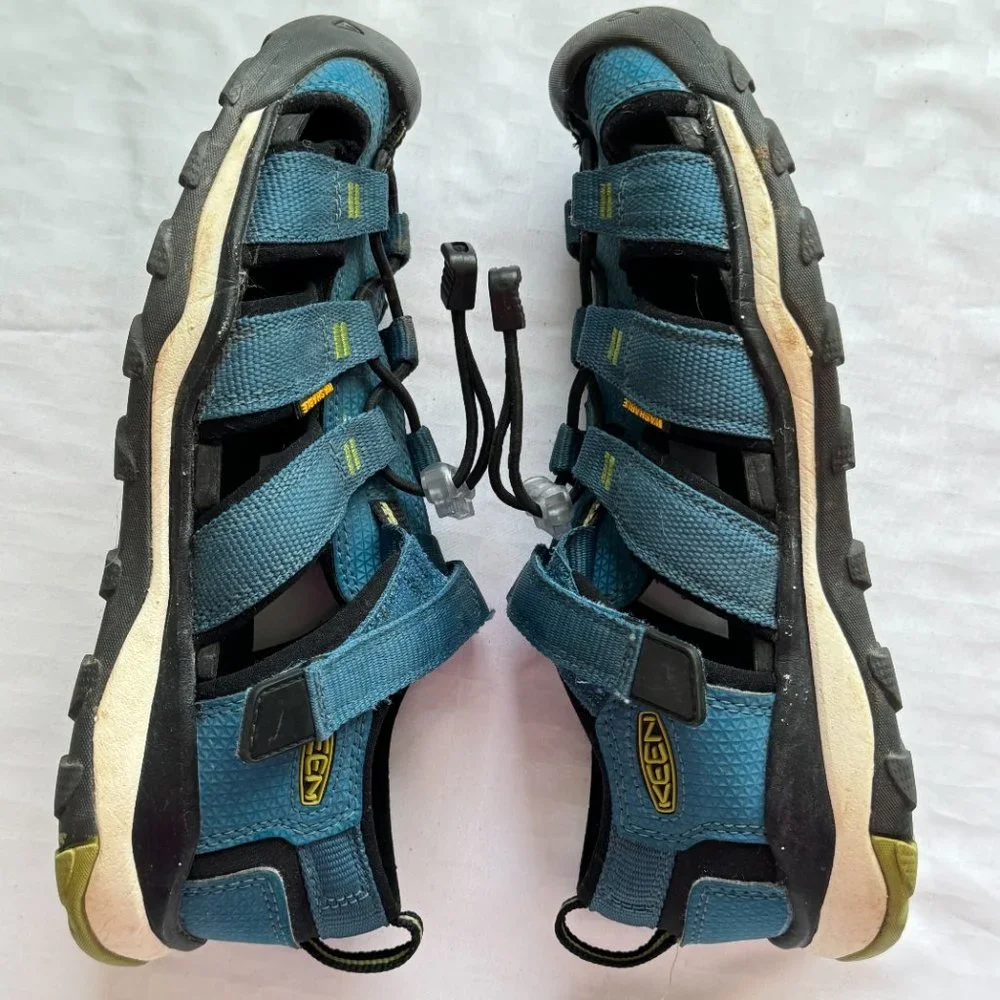 Little Boy Keen Newport New H2 in Legion Blue/Moss